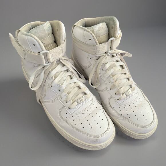 Nike AF1 Mid High Tops White Size 12 - Picture 2 of 9